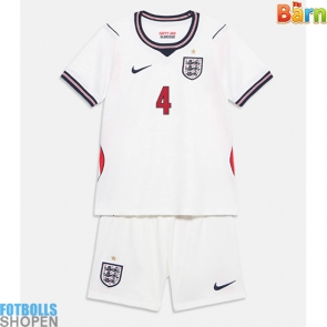 Billiga England Declan Rice #4 Hemmatröja Barn VM 2026 Kortärmad (+ Korta byxor)